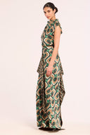 MANA SKIRT in Emerald Tile Mix