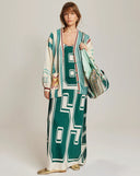 LIV LONG PRINTED CARDIGAN