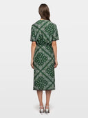 REFORME SILK BANDANA DRESS