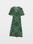 REFORME SILK BANDANA DRESS