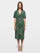 REFORME SILK BANDANA DRESS