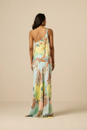 YUTI ONE SHOULDER SASH DRESS