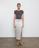 SUPIMA BABY RIB CROPPED TEE