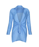 LINEN MILLIE TIE COVER UP