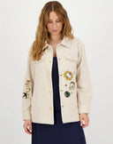 BRIANN SUN CARD DENIM JACKET