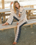 DENIS STRAIGHT LEG PANTS - MYSTIC