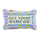 Get Your Mahj On Needlepoint Pillow
