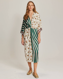 CAMILA TWISTED WAIST DRESS - SPORTY JADE