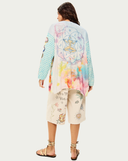 MYKONOS PRINTED CARDIGAN - RUNIC WHISPER