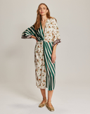 CAMILA TWISTED WAIST DRESS - SPORTY JADE