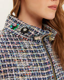 IVY CROPPED JACKET - MIDNIGHT BLUE