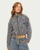 IVY CROPPED JACKET - MIDNIGHT BLUE