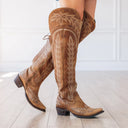 LEXINGTON OTK CORSET BOOTS