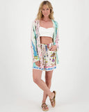 MYKONOS PRINTED CARDIGAN - ENLIGHTENMENT