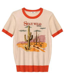 NORA KNIT TOP - CACTUS