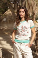 NORA KNIT SHIRT - DESERT RIDE