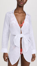 LINEN MILLIE TIE COVER UP