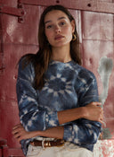 Tie Dye Print Crew
