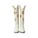 SAN ANTONIO ROSE CREAM & GOLD WOMEN'S COWBOY BOOT