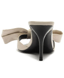 ELODIE BOW LEATHER SANDAL