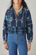 SORA BLOUSE - SHIBORI INK