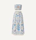 SYLVAN TOP AND MIDI SKIRT SET - LUNADA PRINT