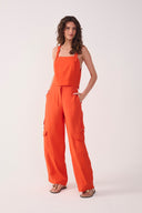 Red Pitanga Utility Pants