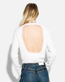 KIKO BACKLESS PULLOVER SWEATER