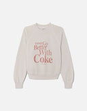 CLASSIC CREWNECK COKE - VINTAGE WHITE