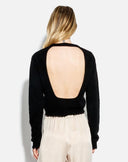 KIKO BACKLESS PULLOVER SWEATER