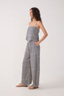 Blue Escama Wide-leg Pants